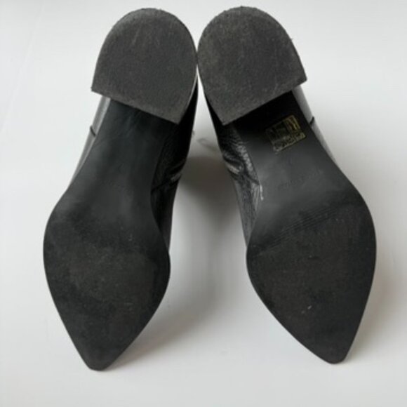 Everlane The Boss Boot 7 Black Pebbled Leather | Italian Made - Picture 6 of 8